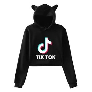 TikTok Crop Sweatshirt Girls-Size Medium